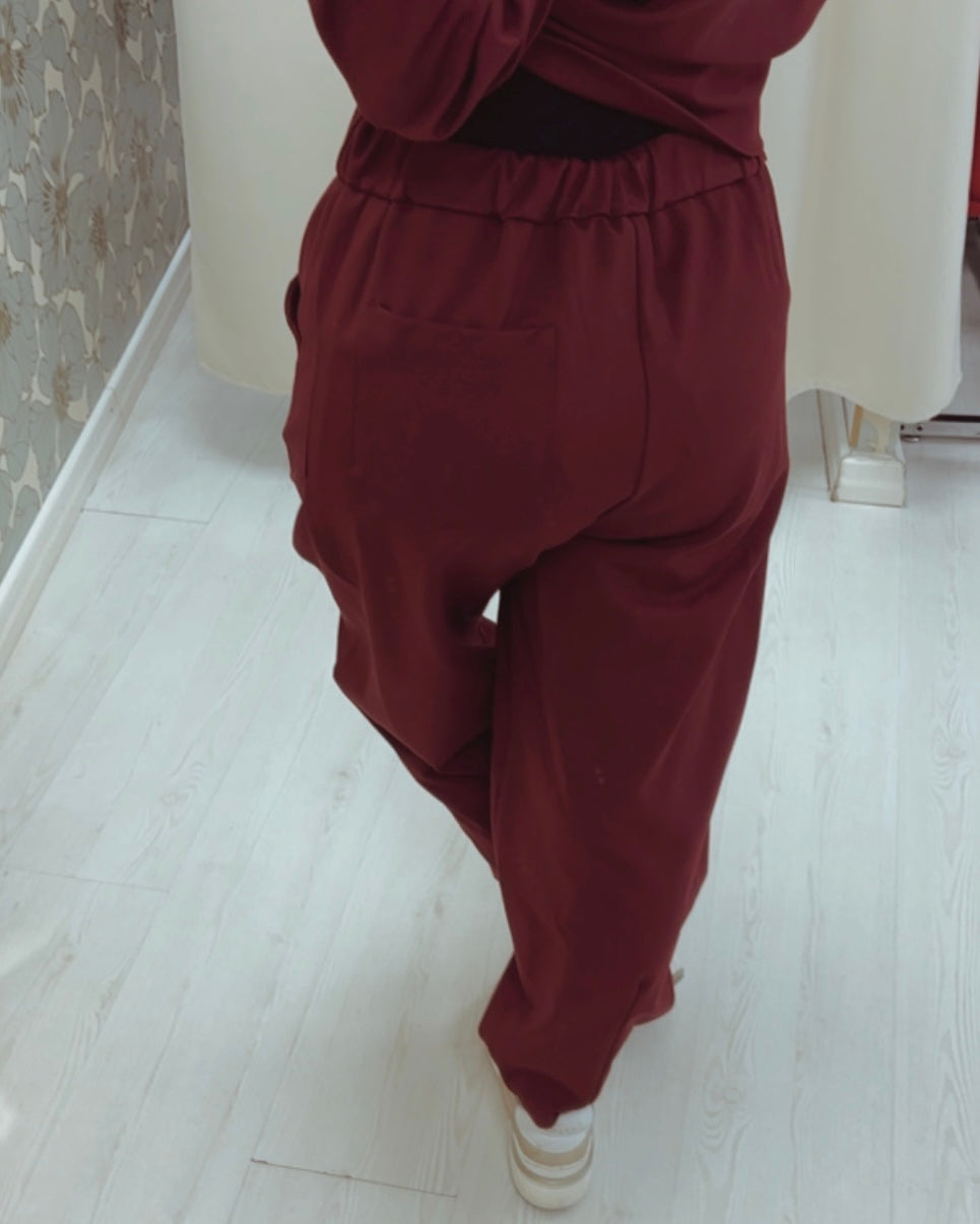 Tuta Roger - in punto Milano Burgundy