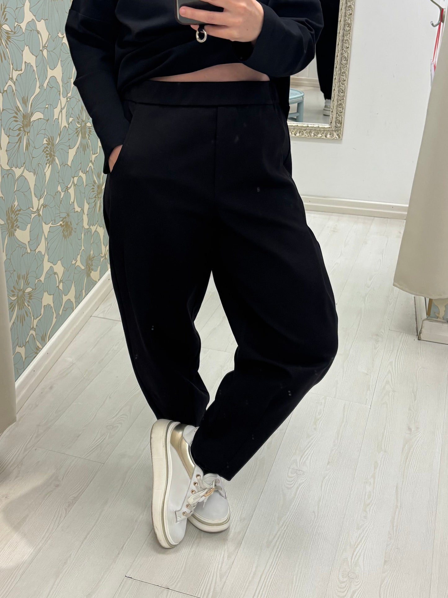 Pantalone Ovetto Jin - in punto Milano Nero