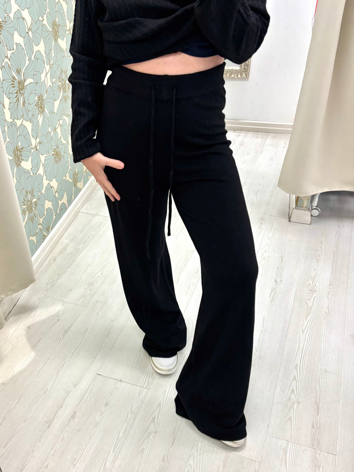 Tuta in maglia Giselle - Nero