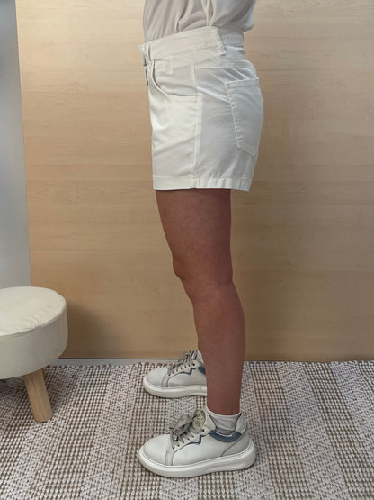 Shorts Asia bianco - in cotone