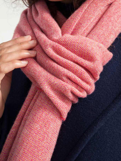 Agape Stola cashmere rigenerato - Rosa Antico