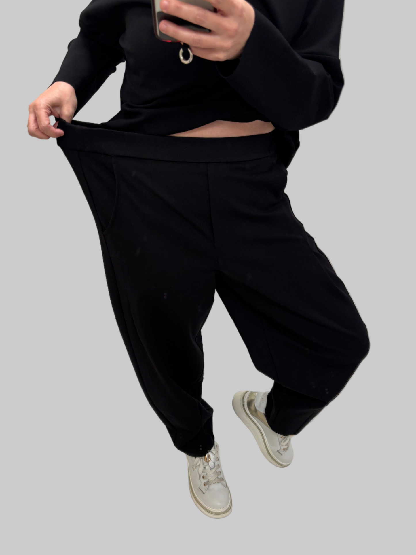 Pantalone Ovetto Jin - in punto Milano Nero