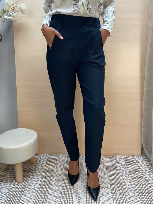 Pantalone Chinos blu - in bengalina