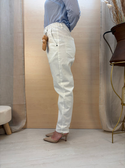 Chino bianco carrot fit - Please