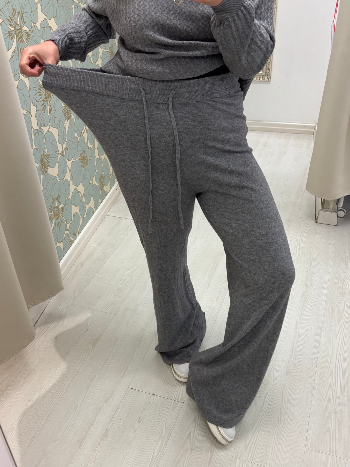 Tuta in maglia Giselle - Grigio