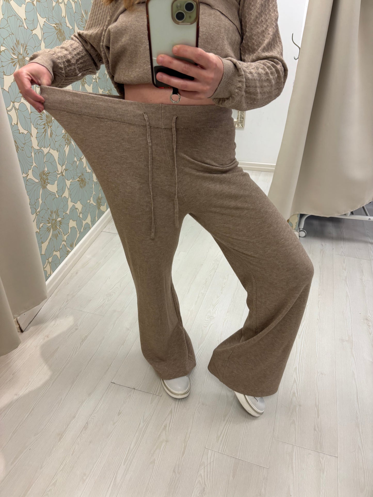 Tuta in maglia Giselle - Moka Mousse