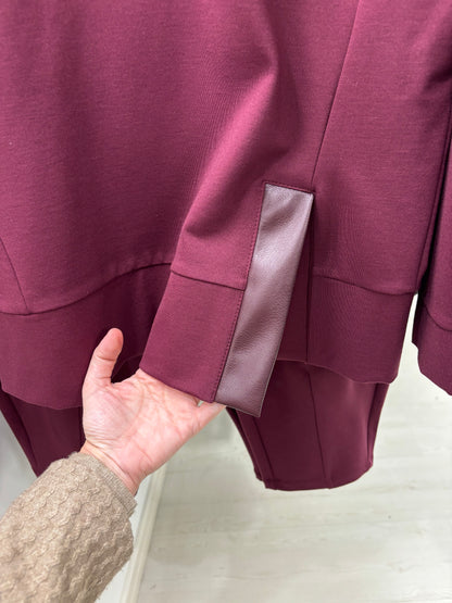 Tuta Roger - in punto Milano Burgundy