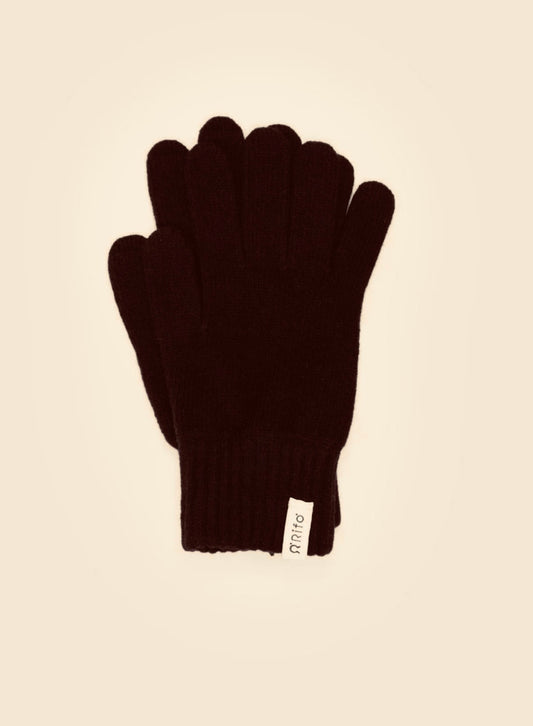 Pierpaolo - Marrone - guanti uomo Cashmire rigenerato