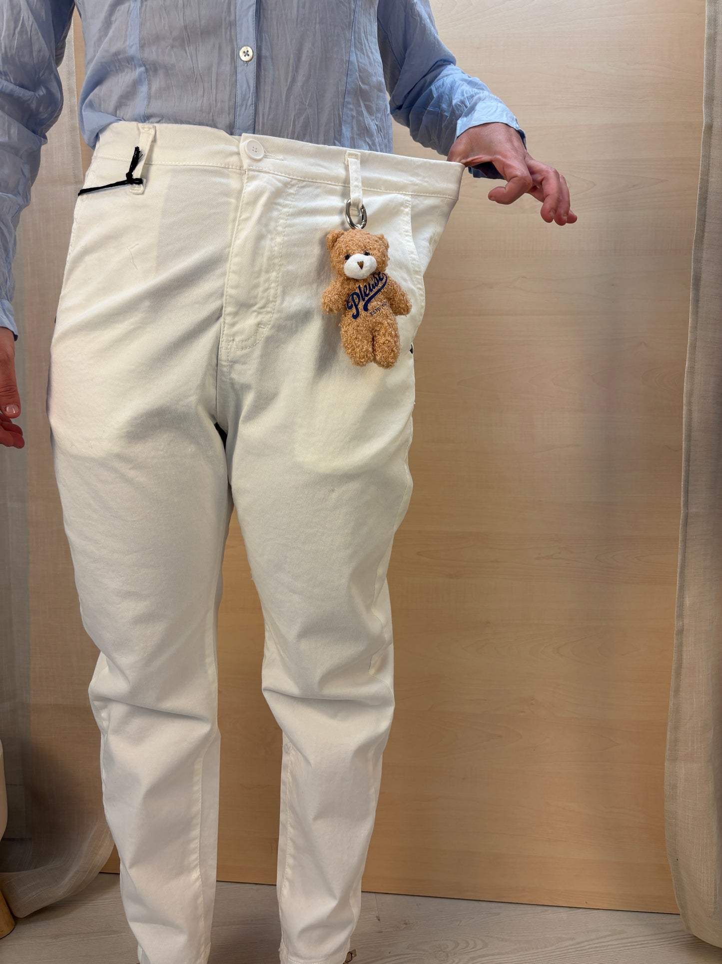 Chino bianco carrot fit - Please