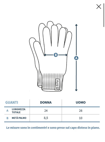 Pierpaolo - Grigio - guanti uomo Cashmire rigenerato