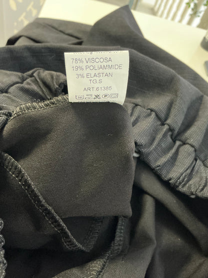 Pantalone Balloon - Nero mélange