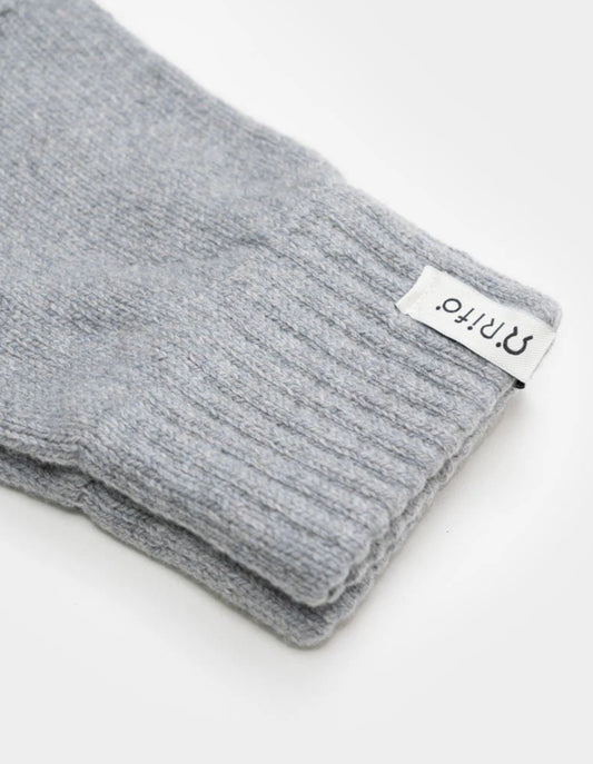 Pierpaolo - Grigio - guanti uomo Cashmire rigenerato