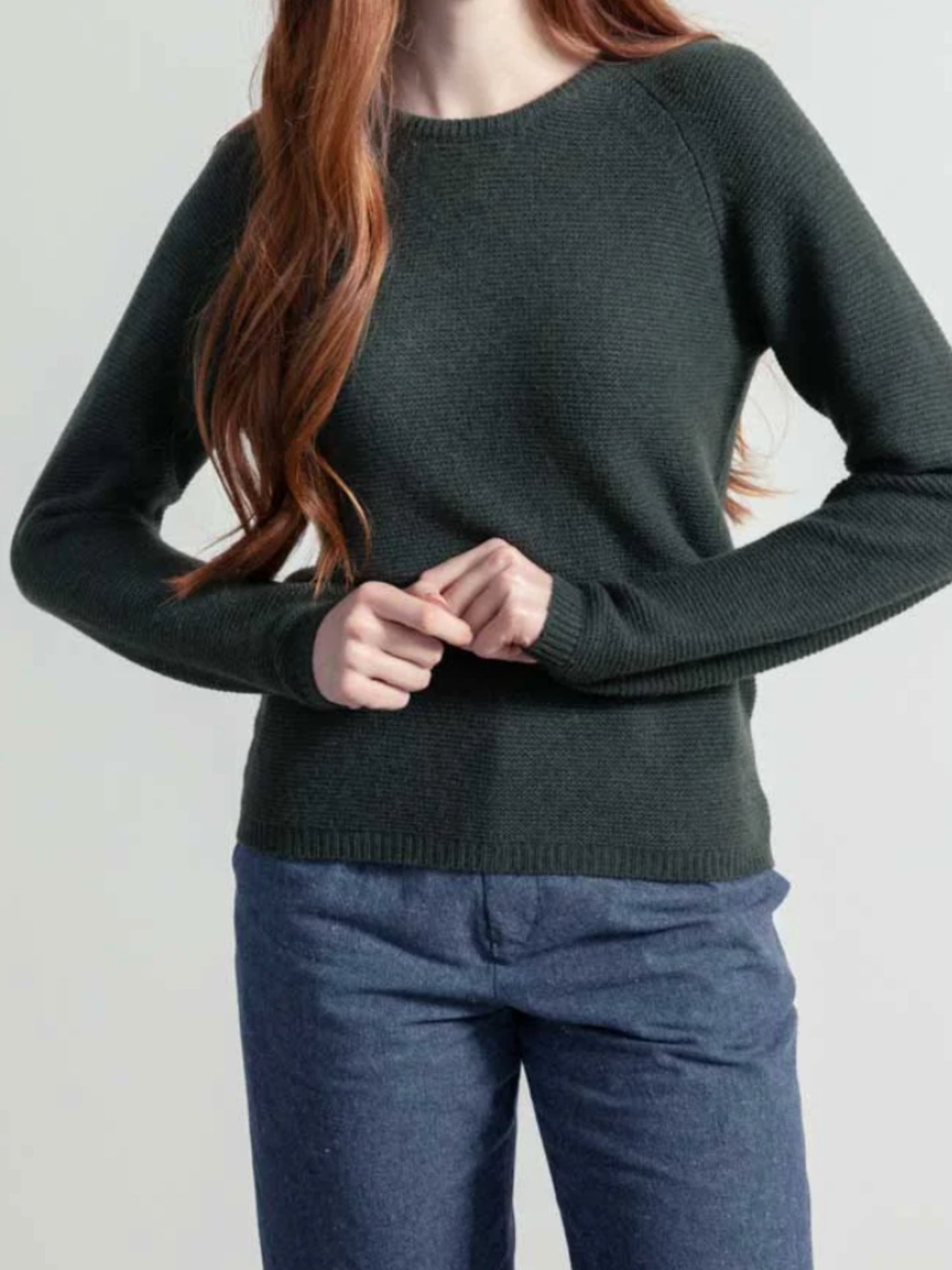 Giulietta Maglia cashmere rigenerato - Verde Foresta