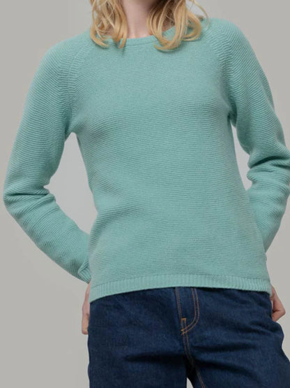 Giulietta Maglia cashmere rigenerato - Verde Menta