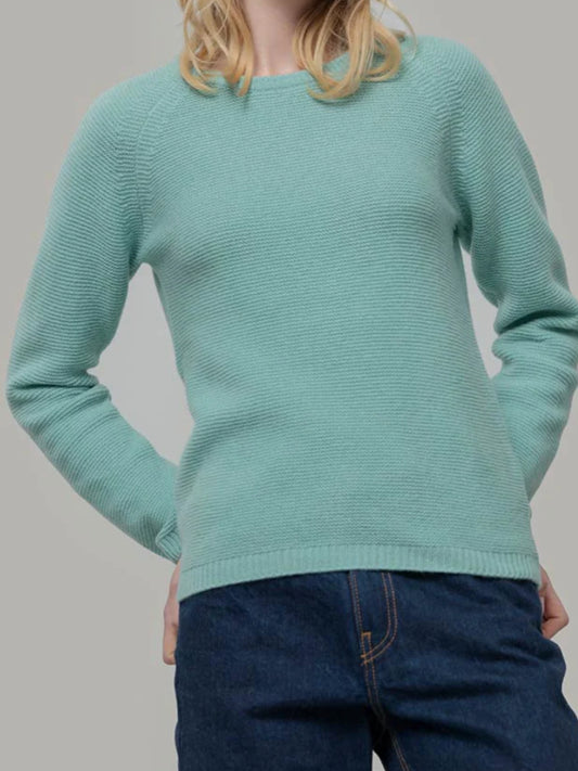 Giulietta Maglia cashmere rigenerato - Verde Menta