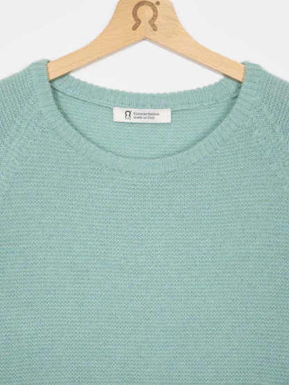 Giulietta Maglia cashmere rigenerato - Verde Menta