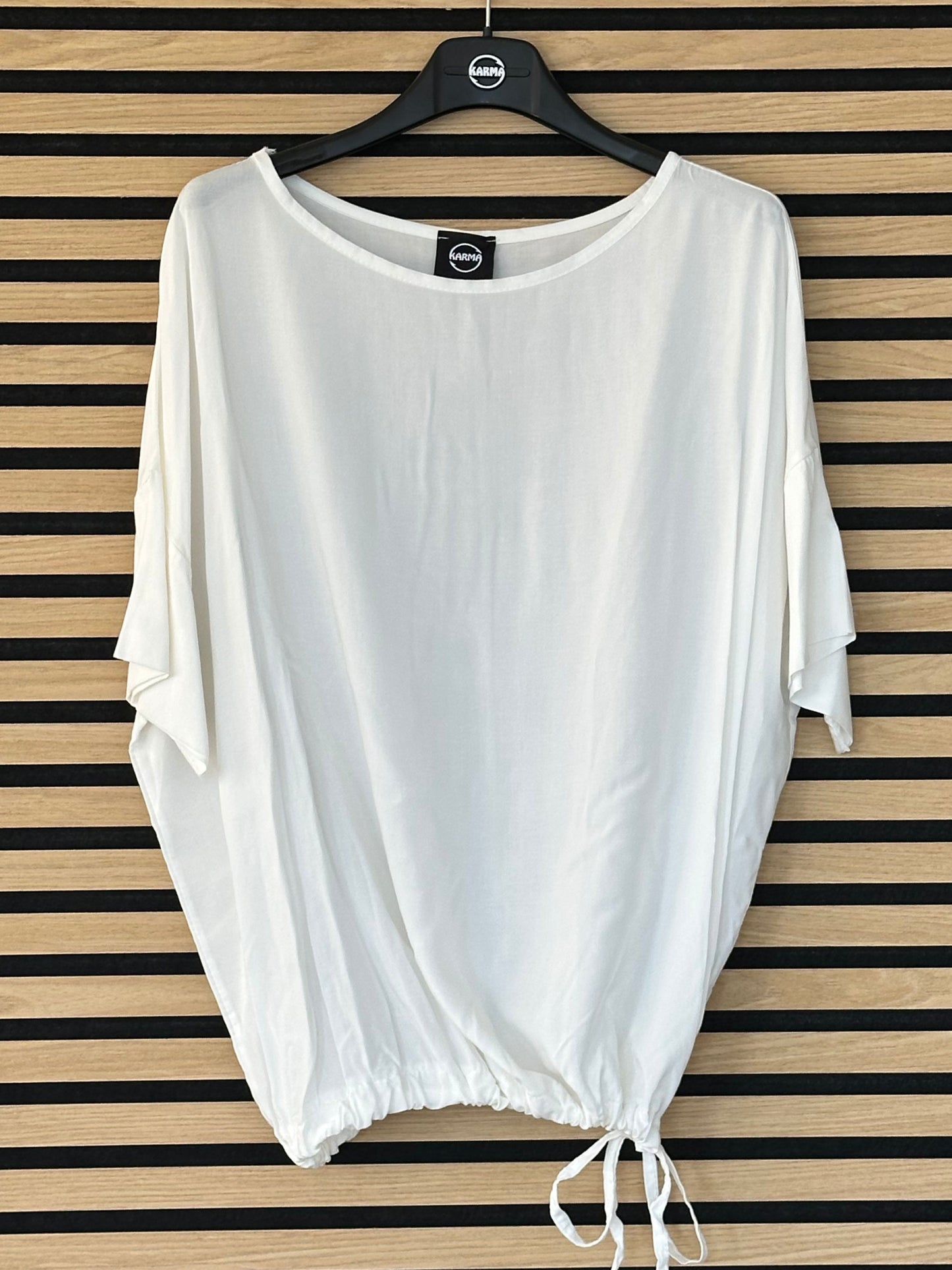 Blusa manica 3/4 bianca