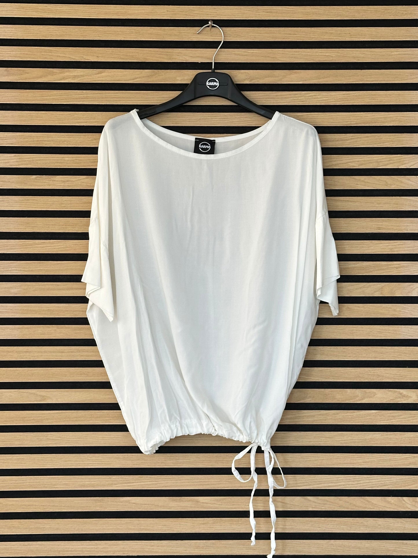 Blusa manica 3/4 bianca