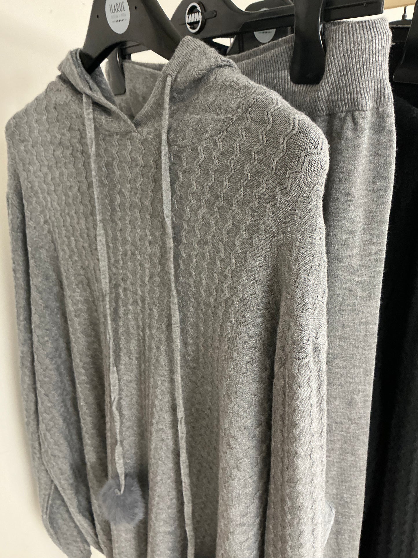 Tuta in maglia Giselle - Grigio