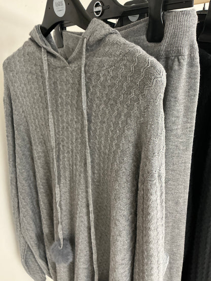 Tuta in maglia Giselle - Grigio