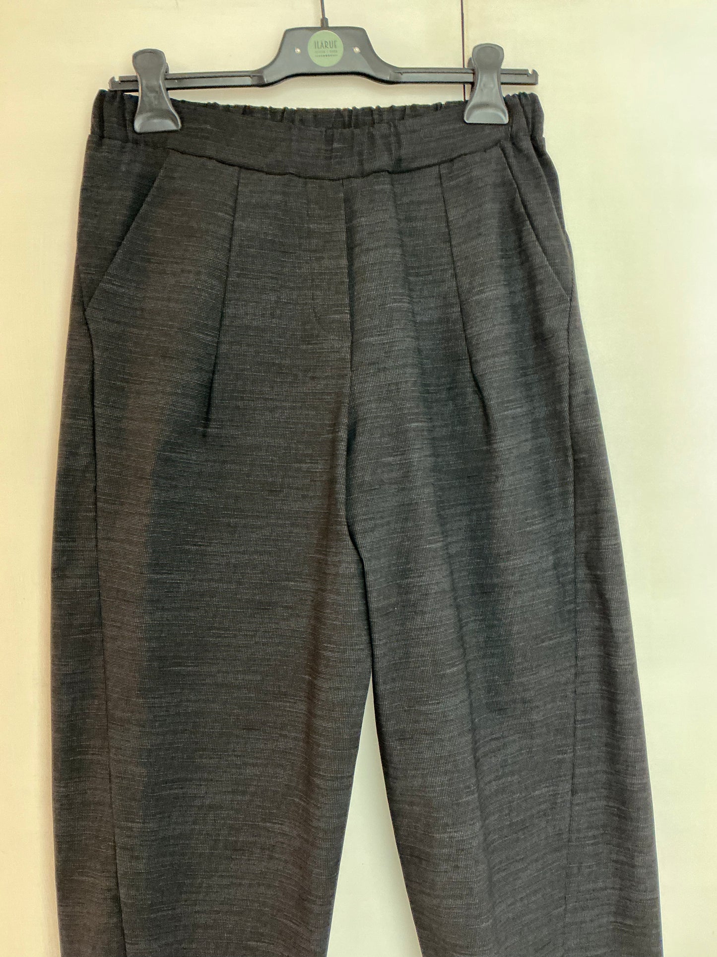Pantalone Balloon - Nero mélange