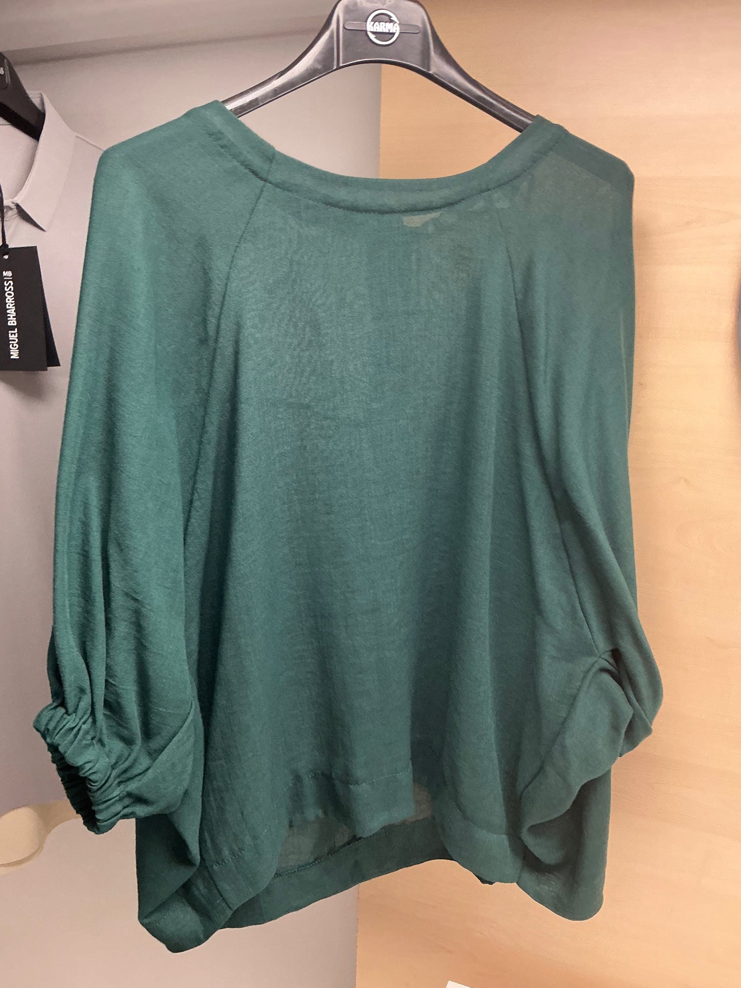 Blusa kimono - verde bottiglia