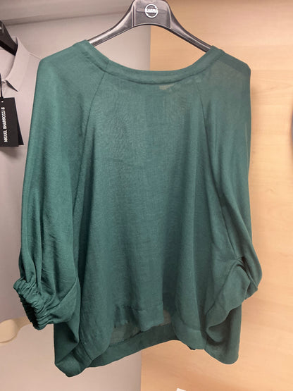 Blusa kimono - verde bottiglia