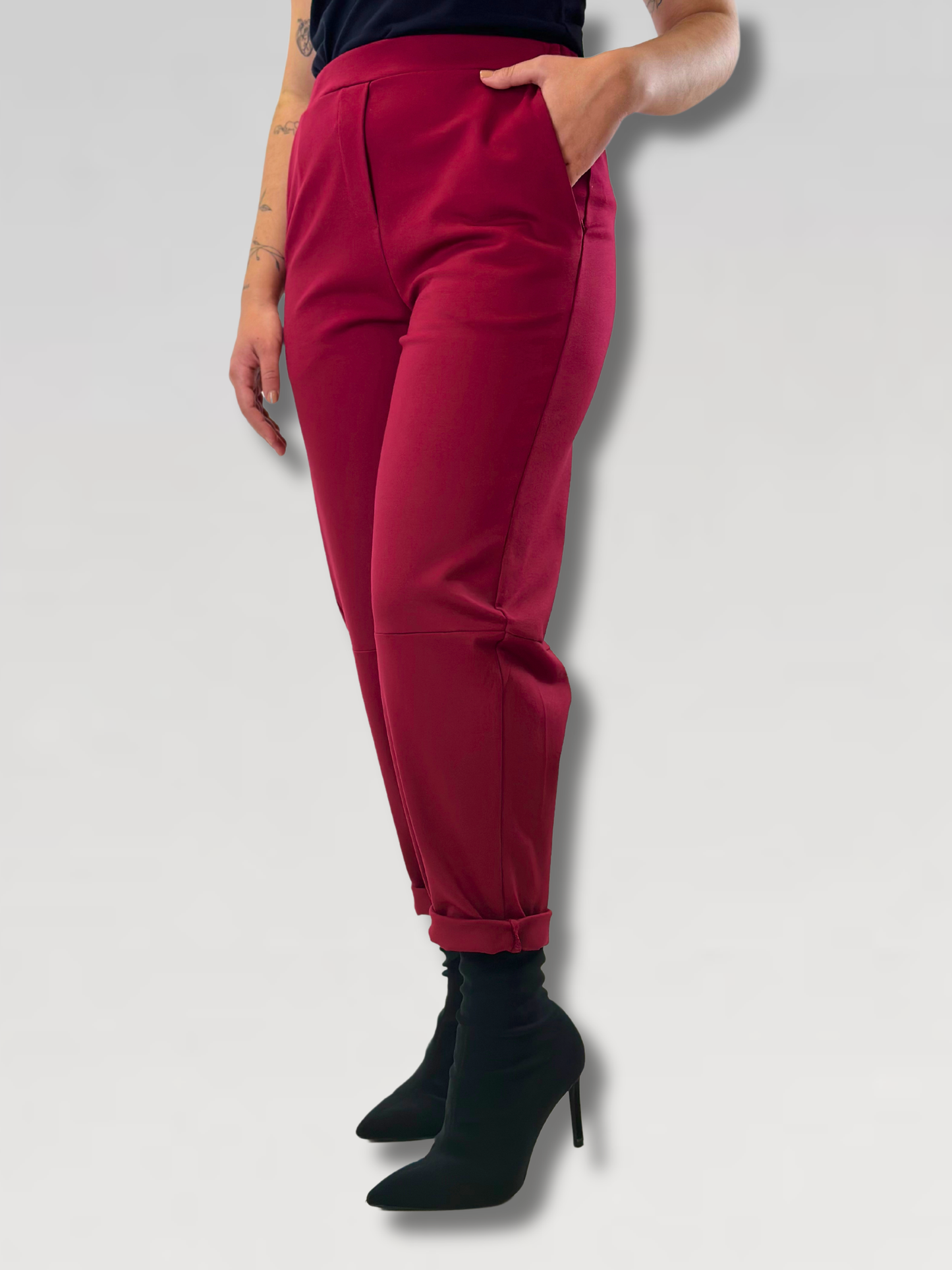 Pantalone Ovetto Lina - Rosso