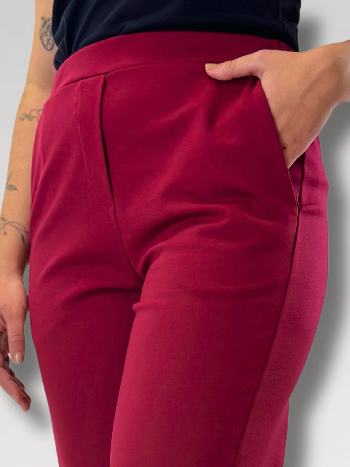 Pantalone Ovetto Lina - Rosso